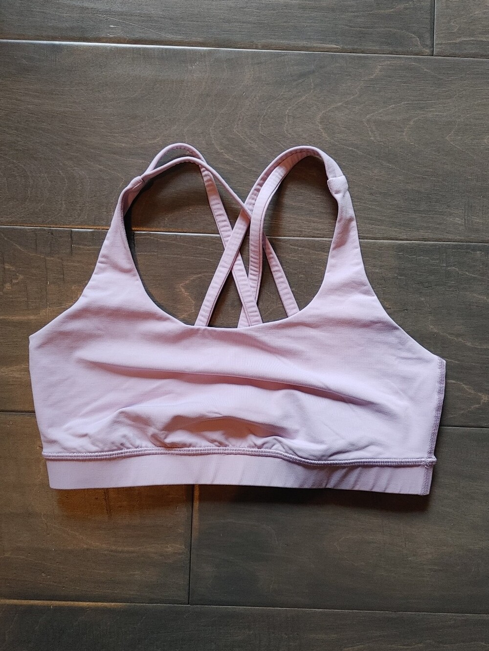 Lululemon sports bra rosey pink